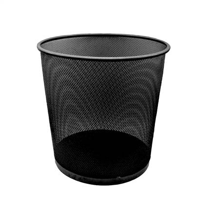 Cesto de Malla Nextep NE-165Rg Redondo 20 litros Color Negro - Cesto de Malla Nextep NE-165Rg Redondo 20 litros Color Negro -